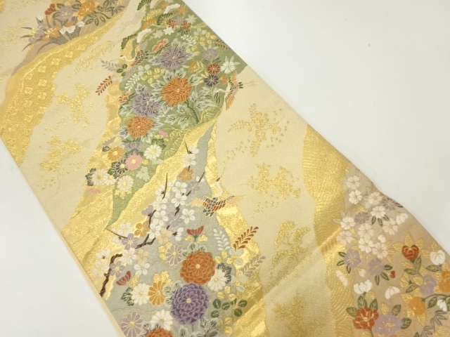 Japanese Kimono / Fukuro Obi Silk
